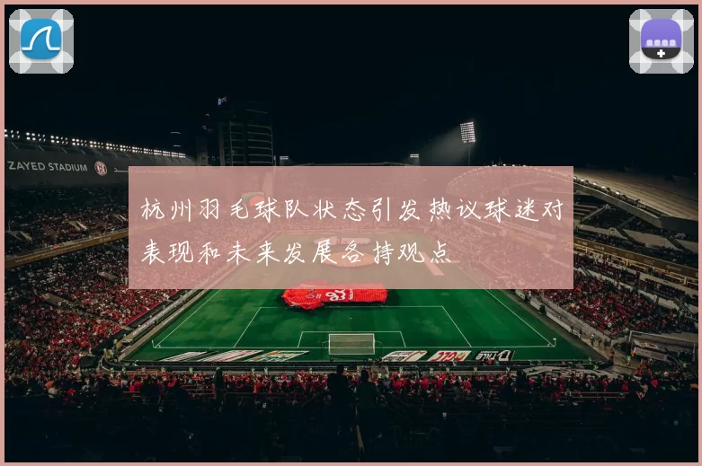 杭州羽毛球队状态引发热议球迷对表现和未来发展各持观点